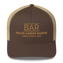 Load image into Gallery viewer, BAR Brand Trucker Hat in Brown