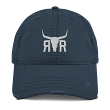 Load image into Gallery viewer, RRC Steer Distressed Dad Hat