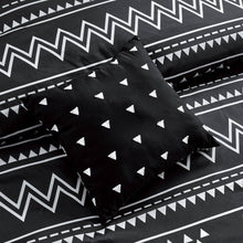 Load image into Gallery viewer, Black Bohemian Southwestern Aztec Navajo Six Piece Comforter Set