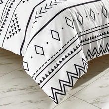 Load image into Gallery viewer, White Bohemian Southwestern Aztec Navajo Six Piece Comforter Set
