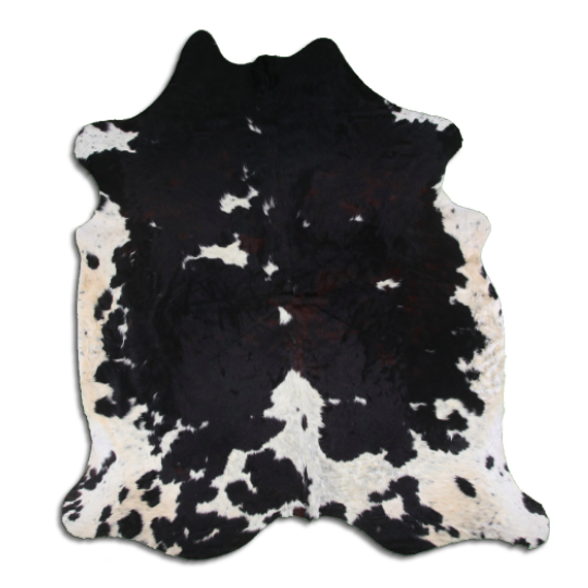 Black & White Brazilian Cowhide Rug - A Grade