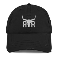 Load image into Gallery viewer, RRC Steer Distressed Dad Hat
