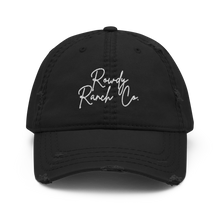 Load image into Gallery viewer, RRC Scripted Distressed Dad Hat
