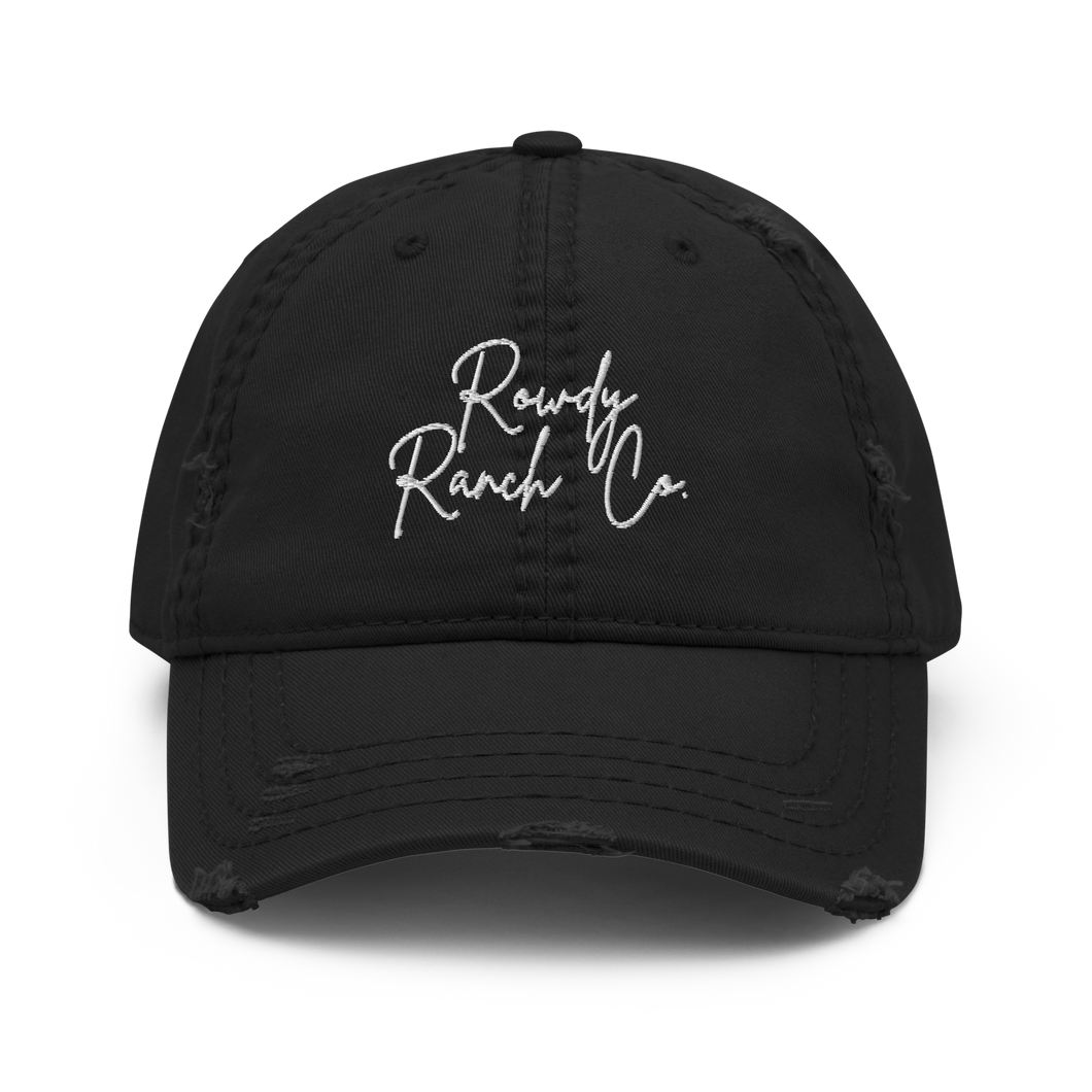 RRC Scripted Distressed Dad Hat